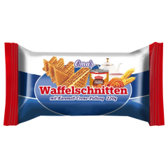 Oma's Waffelschnitten mit Karamell-Creme-Füllung