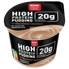 REWE Beste Wahl High Protein Pudding Haselnuss