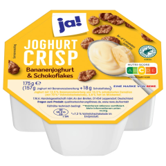 ja! Joghurt Crisp Bananenjoghurt & Schokoflakes