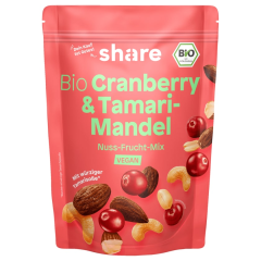 share Bio Nuss Frucht Mix Cranberry & Tamari Mandel