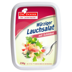 Dr. Doerr Würziger Lauchsalat mit Schinken