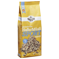 Bauckhof Bio Hafer Müsli Sport Glutenfrei