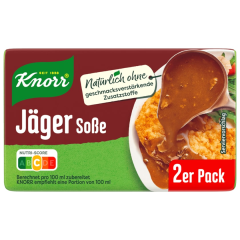 Knorr Jäger Soße ergibt