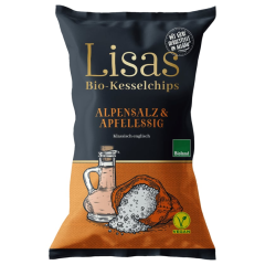 Lisas Bio Kesselchips Alpensalz & Apfelessig