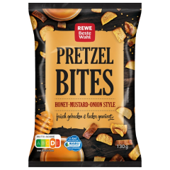 REWE Beste Wahl Pretzel Bites Honey Mustard Onion