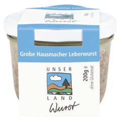 Unser Land Hausmacher Leberwurst grob