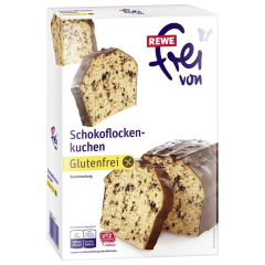 REWE frei von Backmischung Schokoflockenkuchen glutenfrei