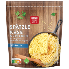 REWE Beste Wahl Spätzlekäse geraspelt