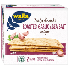 Wasa Roasted Garlic & Sea Salt Crisps