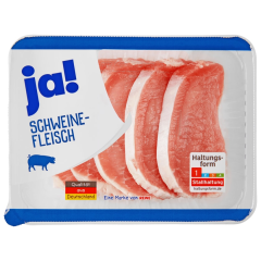 ja! Schweine-Minutensteaks aus dem Rücken