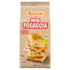 Biovegan Brotbackmischung Focaccia glutenfrei