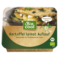 BioCool Bio Kartoffel Spinat Auflauf