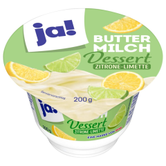 ja! Buttermilch Dessert Zitrone-Limette