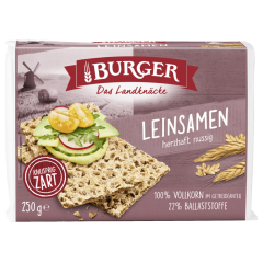 Burger Knäckebrot Leinsamen