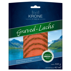 Krone Graved Lachs mit Senf-Dill-Sauce