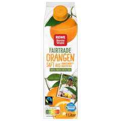 Rewe Beste Wahl Fairtrade Orangensaft