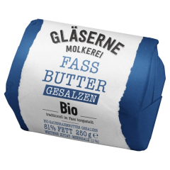 Gläserne Molkerei Bio Fassbutter gesalzen