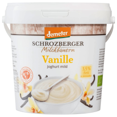 Schrozberger Milchbauern Bio demeter Vanille Joghurt mild