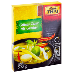 Real Thai grünes Curry Gemüse