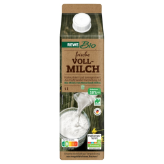 REWE Bio Frische Vollmilch 3,8%