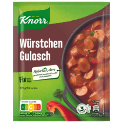 Knorr Fix Würstchen Gulasch