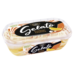 Bruno Gelato Speiseeis mit Joghurtgeschmack & Orangensauce