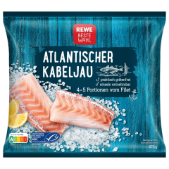 REWE Beste Wahl Atlantisches Kabeljaufilet 3-6 Filets,