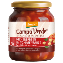 Campo Verde Bio Demeter Kichererbsen in Tomatensauce