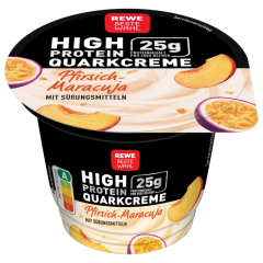 REWE Beste Wahl High Protein Quarkcreme Pfirsich-Maracuja