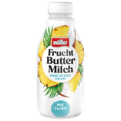 Müller Fruchtbuttermilch Ananas-Kokos