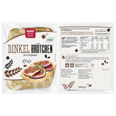 REWE Beste Wahl Dinkel Brötchen