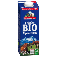 Berchtesgadener Land Extra länger frische Bio-Alpenmilch 3,5%