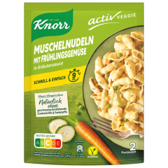 Knorr Veggie Muschelnudeln mit Frühlungsgemüse