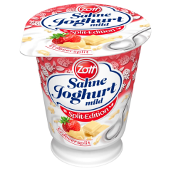 Zott Sahne Joghurt Split Edition Erdbeersplit