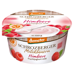 Schrozberger Bio Demeter Fruchtjoghurt Himbeere