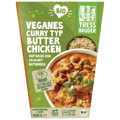 Tress Brüder Bio Veganes Curry Typ Butter Chicken