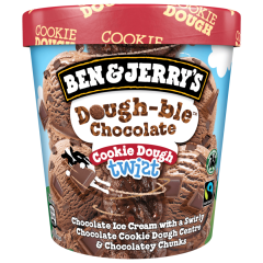 Ben & Jerry's Eis Dough-ble Chocolate Cookie Dough Twist