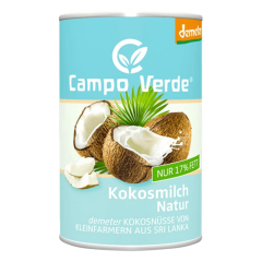 Campo Verde Bio Kokosmilch Natur