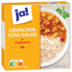 ja! Hähnchen süß-sauer mit Langkornreis