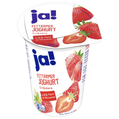 ja! Fettarmer Joghurt mild Erdbeere