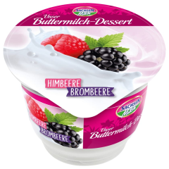 Sachsenmilch Buttermilch-Dessert Himbeere Brombeere