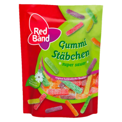 Red Band Fruchtgummi Gummi-Stäbchen super sauer