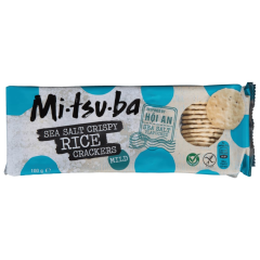 Mitsuba Sea Salt Crispy Rice Crackers mild