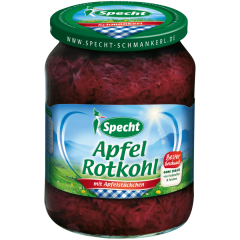 Specht Apfel Rotkohl