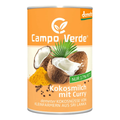 Campo Verde Bio Kokosmilch mit Curry