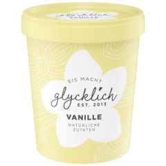 Glycklich Eis Vanille