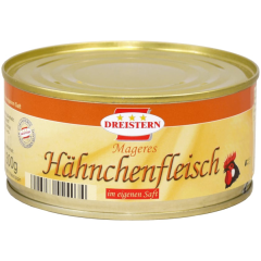 Dreistern Hähnchenfleisch im eigenen Saft