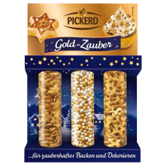 Pickerd Zuckerdekor Gold-Zauber 3er Set