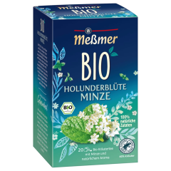 Meßmer Bio Holunderblüte Minze 20x2g,