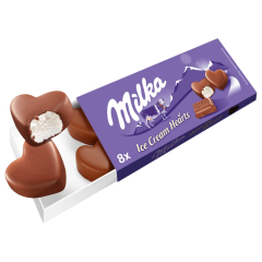 Milka Ice Cream Hearts Eiskonfekt 8x10ml,